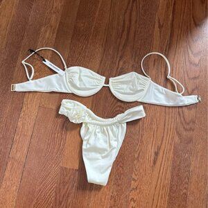 NEW Hard Swimwear Ivory Bikini - size XS/S (never worn)